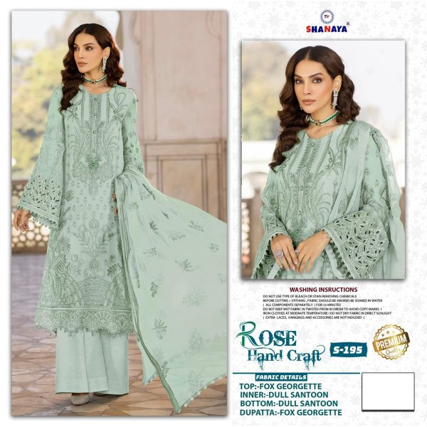 SHANAYA FASHION S 195 ROSE SALWAR SUITS