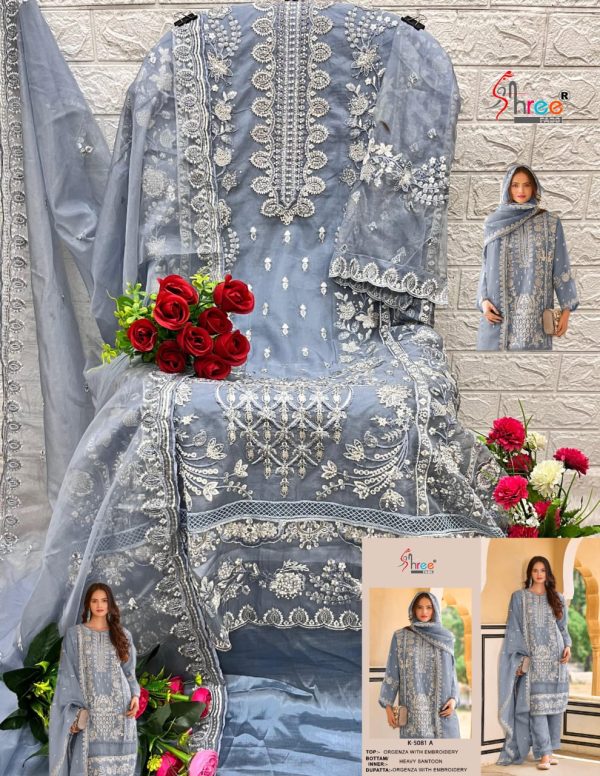 SHREE FABS K 5081 A PAKISTANI SALWAR SUITS