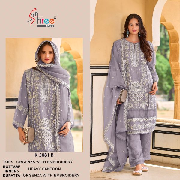 SHREE FABS K 5081 B PAKISTANI SALWAR SUITS