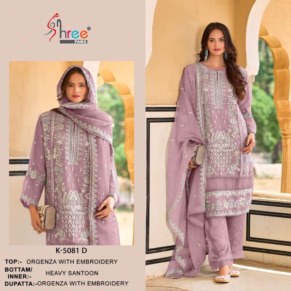 SHREE FABS K 5081 D PAKISTANI SALWAR SUITS