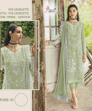 SHREE FABS K 5102 D PAKISTANI SUITS WHOLESALE