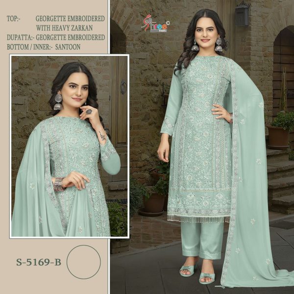 SHREE FABS S 5169 B PAKISTANI SUITS IN INDIA