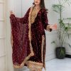 SHREE HARI SR 1652 A DESIGNER VELVET SUITS