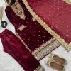 SHREE HARI SR 1652 A DESIGNER VELVET SUITS