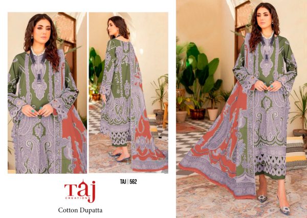 TAJ CREATIONS 562 COTTON SALWAR KAMEEZ