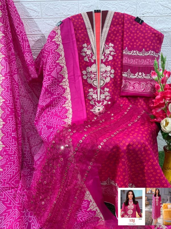 TAJ CREATIONS 564 COTTON SALWAR KAMEEZ WHOLESALE