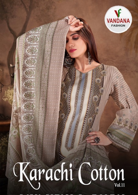 VANDANA FASHION KARACHI COTTON VOL 11