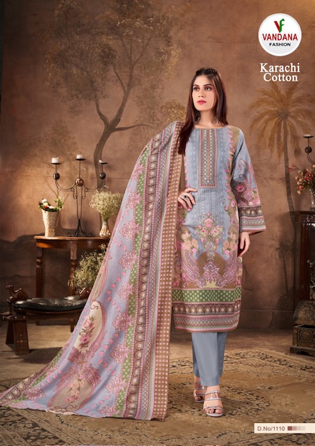 VANDANA FASHION KARACHI COTTON VOL 11