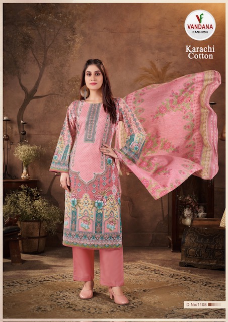 VANDANA FASHION KARACHI COTTON VOL 11