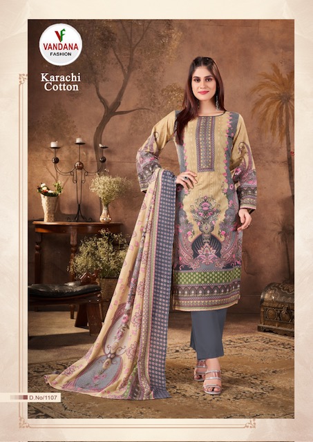 VANDANA FASHION KARACHI COTTON VOL 11