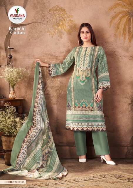 VANDANA FASHION KARACHI COTTON VOL 11