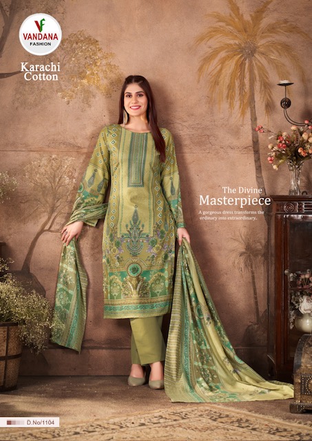 VANDANA FASHION KARACHI COTTON VOL 11