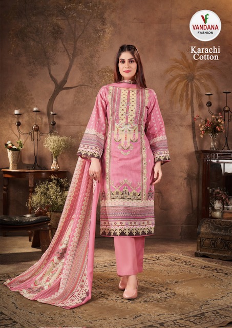 VANDANA FASHION KARACHI COTTON VOL 11