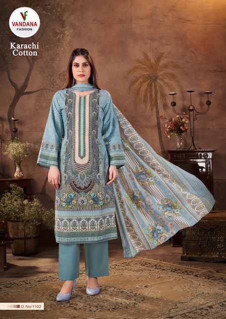 VANDANA FASHION KARACHI COTTON VOL 11