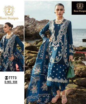 ZIAAZ DESIGNS 558 PAKISTANI SALWAR SUITS