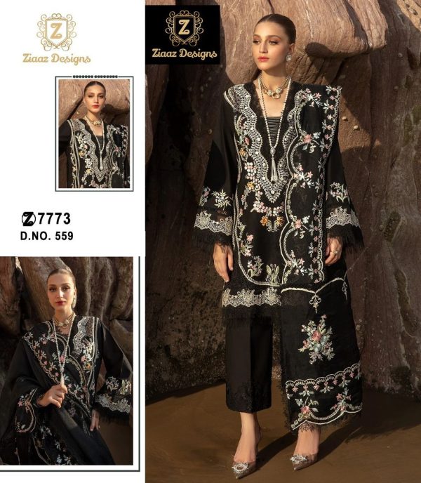 ZIAAZ DESIGNS 559 PAKISTANI SALWAR SUITS