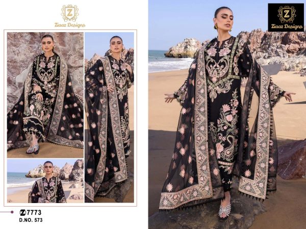 ZIAAZ DESIGNS 573 PAKISTANI SUITS IN INDIA