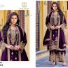 ZIAAZ DESIGNS 640 B VELVET PAKISTANI SUITS