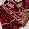 ZIAAZ DESIGNS 653 D VELVET SALWAR SUITS