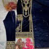 AAROHI DESIGNER PD 1072 B VELVET PAKISTANI SUITS