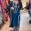 AAROHI DESIGNER PD 1072 C VELVET PAKISTANI SUITS