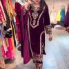 AAROHI DESIGNER PD 1072 D VELVET PAKISTANI SUITS