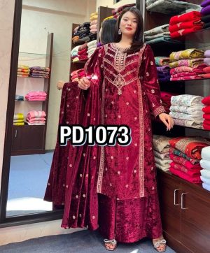 AAROHI DESIGNER PD 1073 VELVET SALWAR SUITS