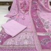 AKSHAR DESIGNER LILAC MUSLIN READYMADE KURTI