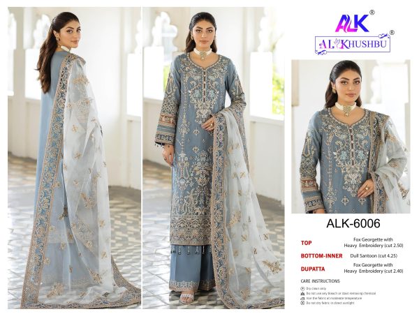 AL KHUSHBU ALK 6006 AGHA NOOR VOL 2 SALWAR SUITS