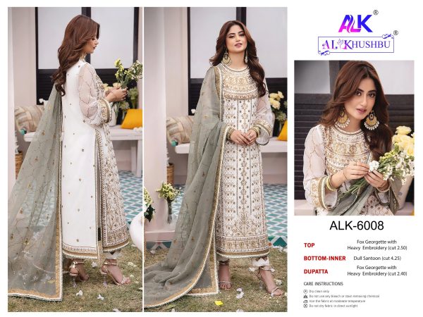 AL KHUSHBU ALK 6008 AGHA NOOR VOL 2 SALWAR SUITS