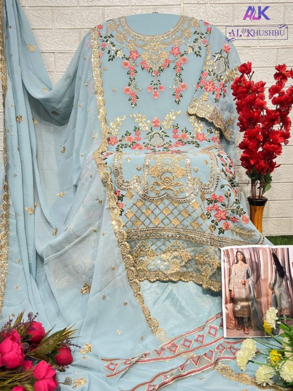 AL KHUSHBU ALK 6018 AFIFA VOL 3 PAKISTANI SUITS