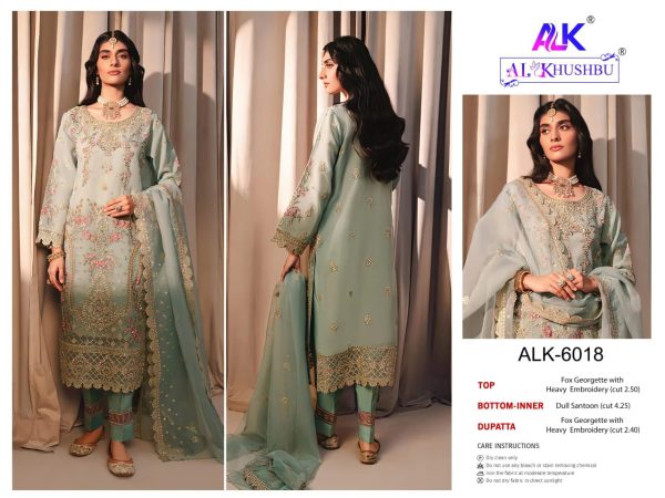 AL KHUSHBU ALK 6018 AFIFA VOL 3 PAKISTANI SUITS