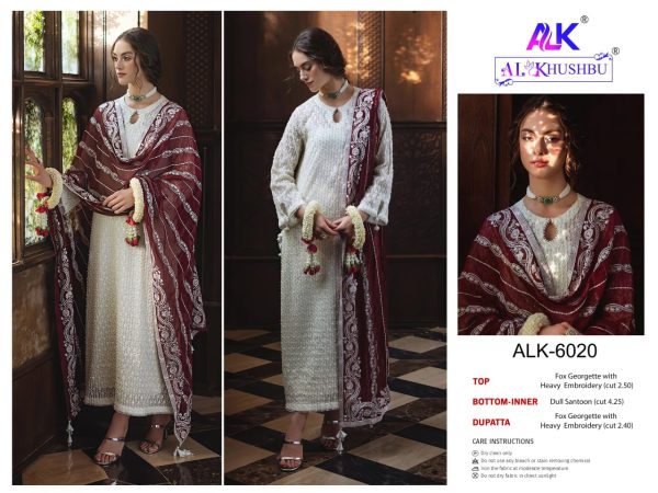 AL KHUSHBU ALK 6020 AFIFA VOL 3 PAKISTANI SUITS