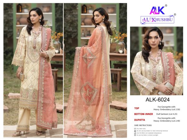 AL KHUSHBU ALK 6024 ZAHRA RUBAB VOL 2 SALWAR SUITS