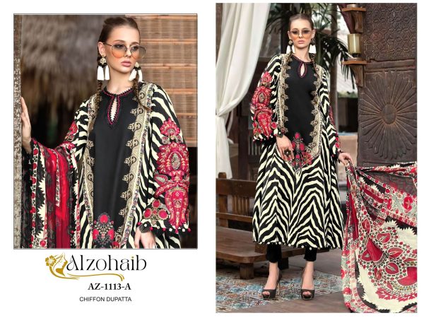 ALZOHAIB AZ 1113 A COTTON SUITS WHOLESALE