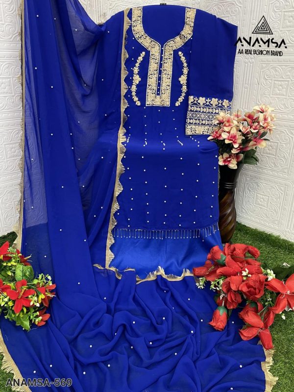 ANAMSA 569 PAKISTANI SUITS MANUFACTURER