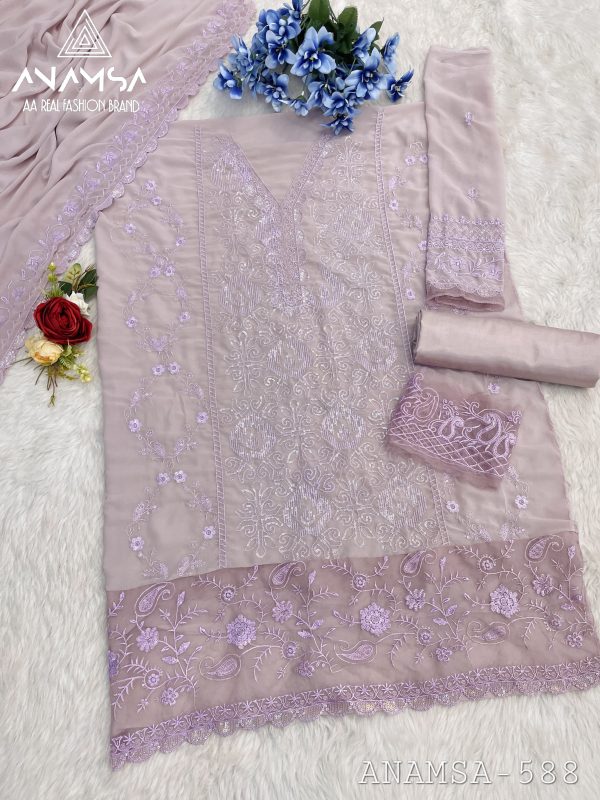 ANAMSA 588 PAKISTANI SUITS MANUFACTURER