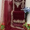 ANAMSA 589 VELVET SUITS MANUFACTURER IN INDIA