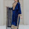 ANAMSA 591 VELVET PAKISTANI SUITS WHOLESALE