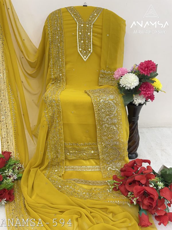 ANAMSA 594 PAKISTANI SALWAR KAMEEZ WHOLESALE