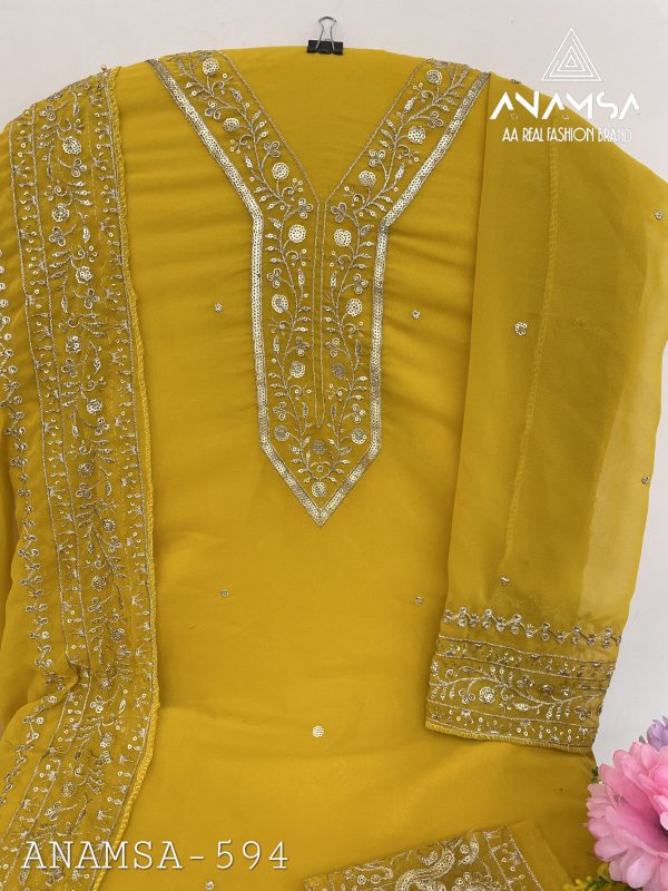 ANAMSA 594 PAKISTANI SALWAR KAMEEZ WHOLESALE