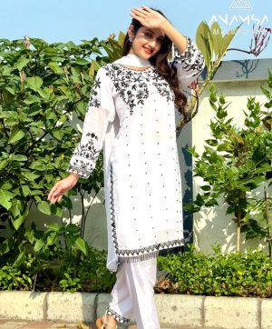 ANAMSA 595 READYMADE PAKISTANI SALWAR SUITS