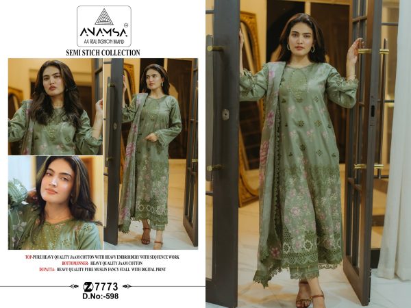 ANAMSA 598 PAKISTANI SALWAR KAMEEZ