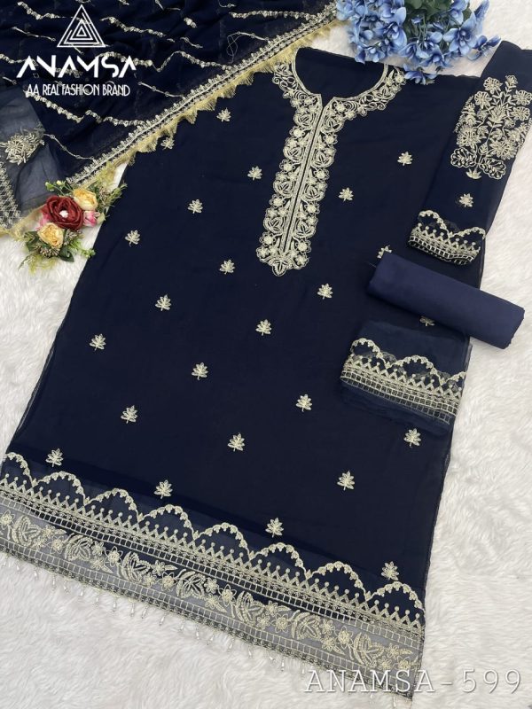 ANAMSA 599 PAKISTANI SALWAR SUITS IN INDIA