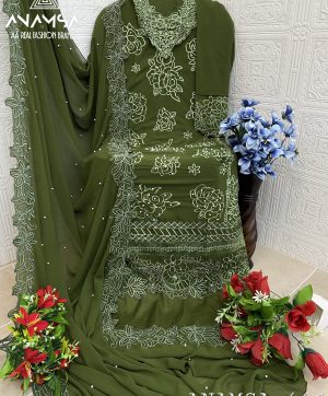 ANAMSA 601 PAKISTANI SALWAR KAMEEZ SUITS