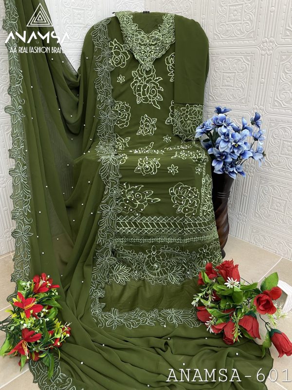 ANAMSA 601 PAKISTANI SALWAR KAMEEZ SUITS