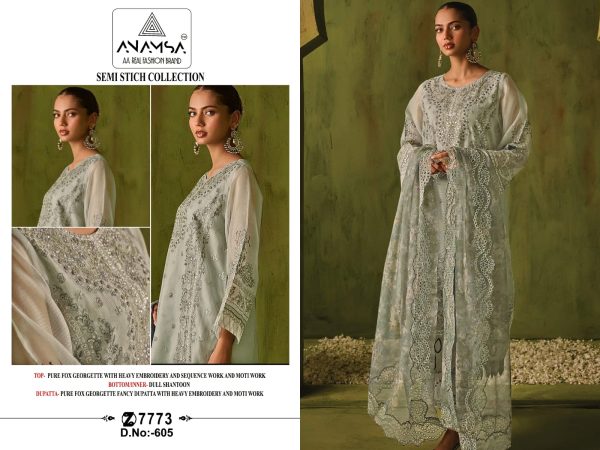 ANAMSA 605 SALWAR SUITS WHOLESALE