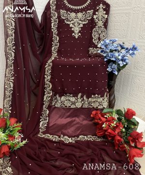 ANAMSA 608 PAKISTANI SUITS WHOLESALE IN INDIA