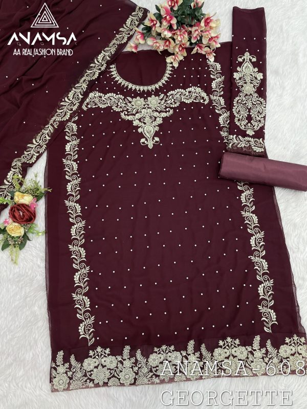 ANAMSA 608 PAKISTANI SUITS WHOLESALE IN INDIA