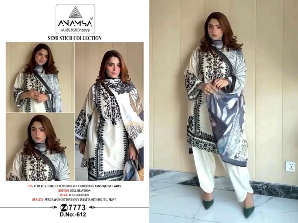 ANAMSA 612 PAKISTANI SALWAR KAMEEZ WHOLESALE